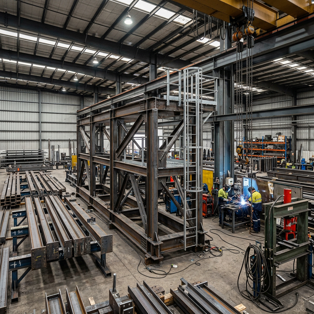 Steel Fabrication Project UAE