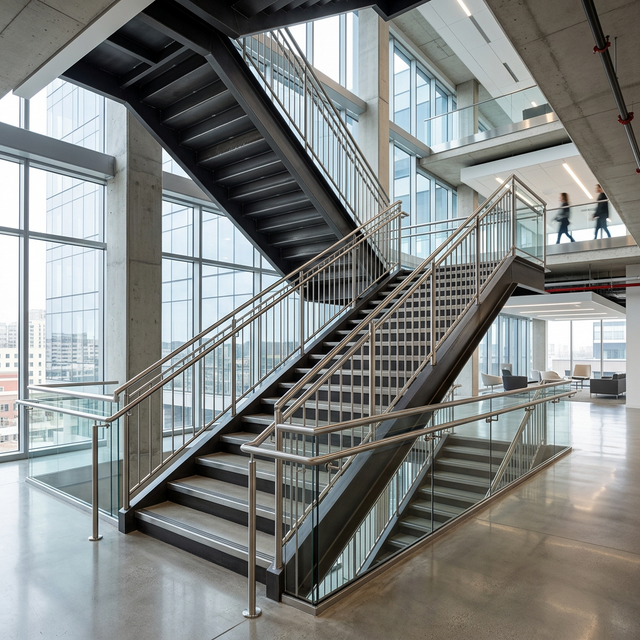 Steel Stairs and Handrails UAE